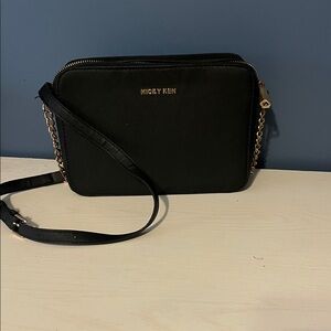 Micky Ken Black Crossbody Bag